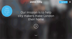 Desktop Screenshot of pocketliving.com